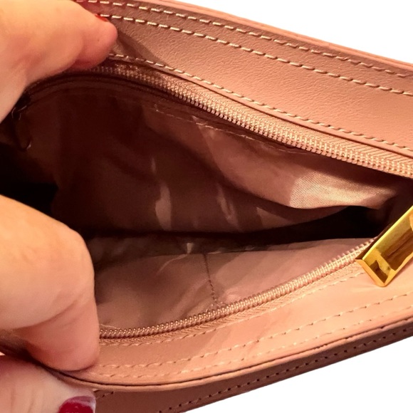 Joy Mangano Mauve shoulder Bag Purse - Picture 6 of 6